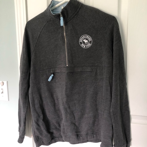 Abercrombie kids quarter zip sweatshirt - Picture 2 of 3